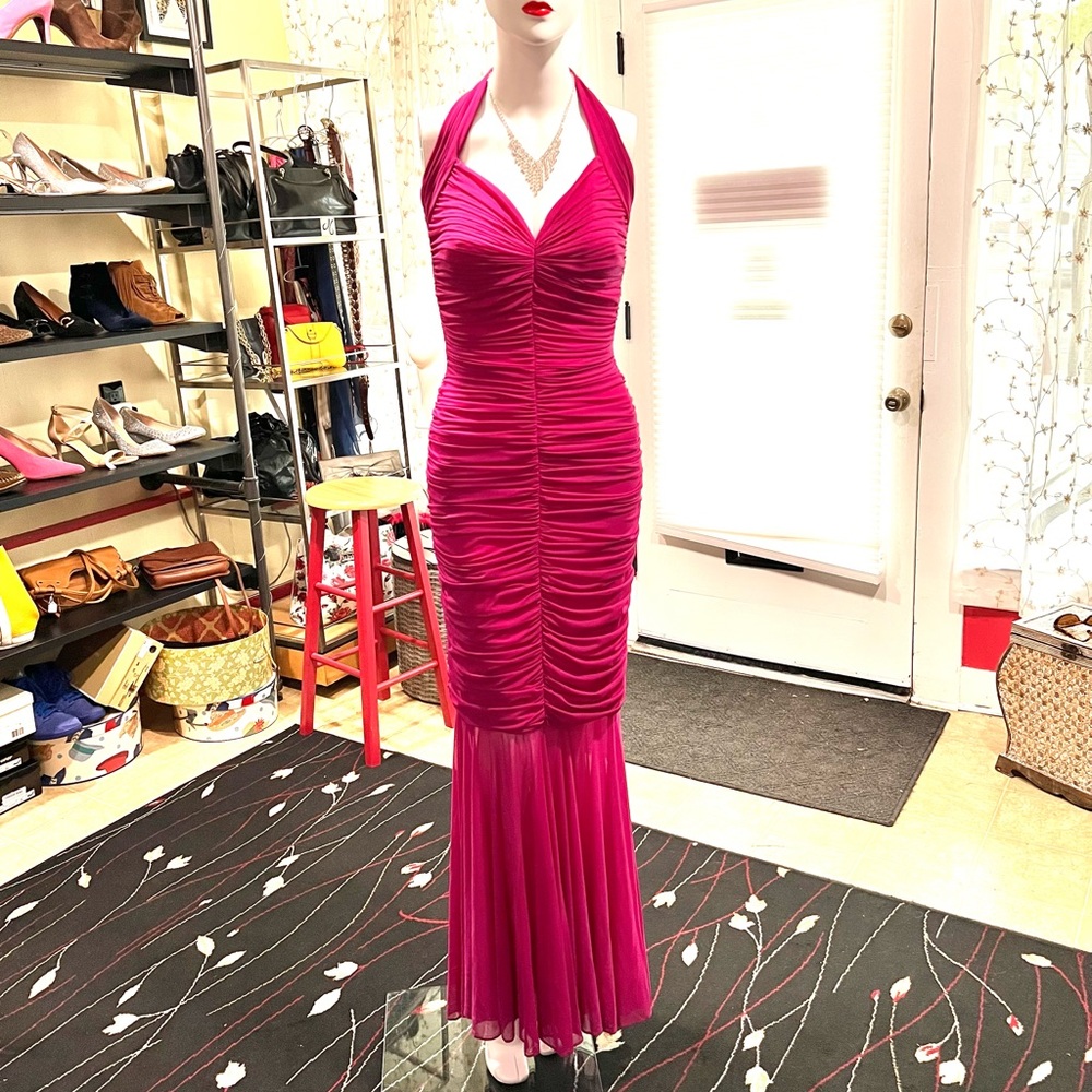 Tadashi Collection Fuschia Bodycon Gown